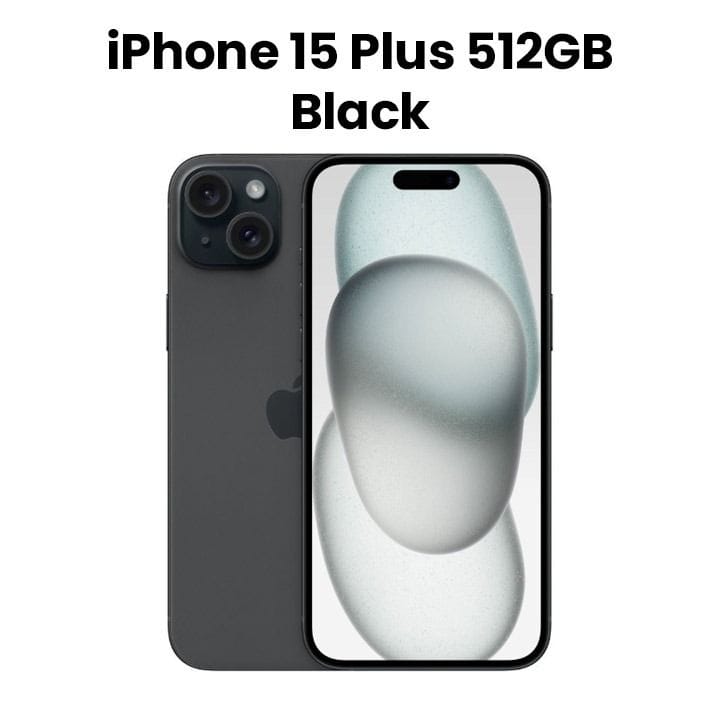 Apple iPhone 15 Plus 512GB - Black |  MU1H3AA/A