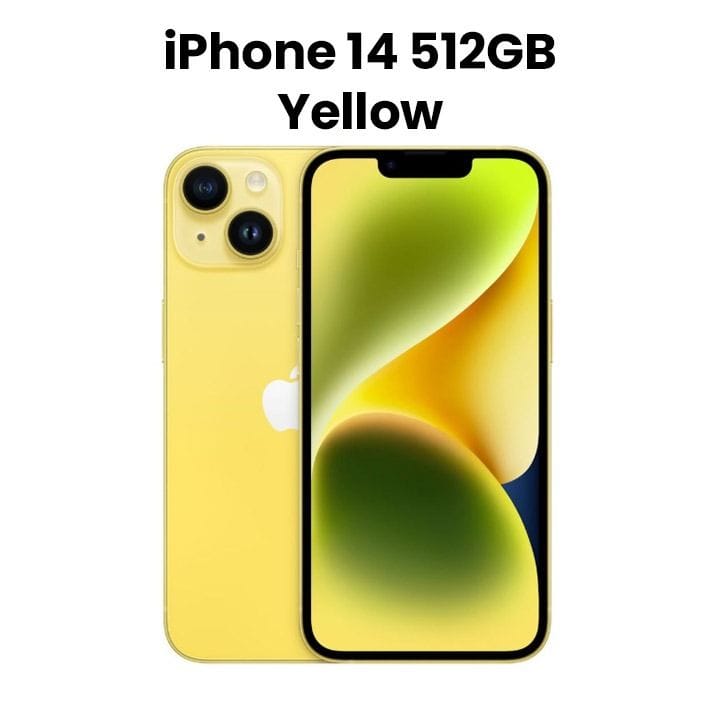 آبل آيفون ١٤ ٥١٢ جيجابايت - أصفر | MR513AA/A