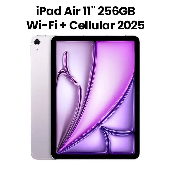 Apple 11-inch iPad Air Wi-Fi + Cellular 256GB - Purple | MCG34AB/A