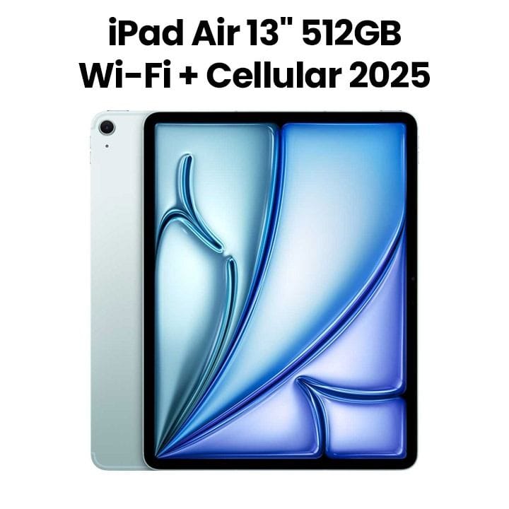 Apple 13-inch iPad Air Wi-Fi + Cellular 512GB - Blue | MCJA4AB/A