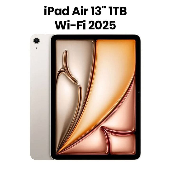 Apple 13-inch iPad Air Wi-Fi 1TB - Starlight | MCQ24AB/A