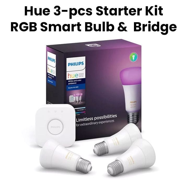 Philips Hue WACA Starter Kit Smart Bulb RGB |WACA Starter Kit
