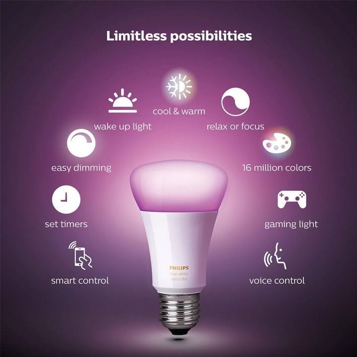 Philips Hue WACA Starter Kit Smart Bulb RGB |WACA Starter Kit