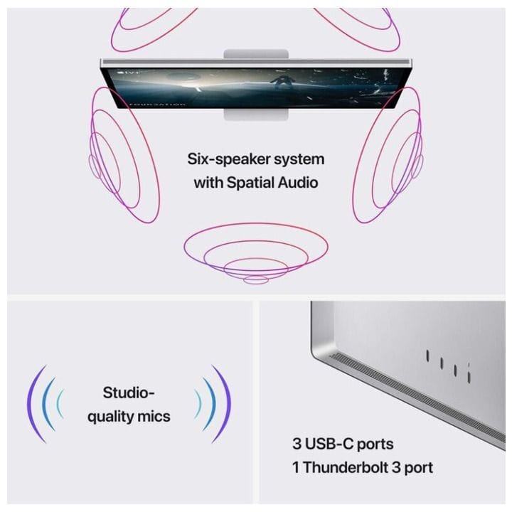 Apple Studio Display Nano-Texture Glass with Tilt-Adjustable Stand | MMYW3AB/A