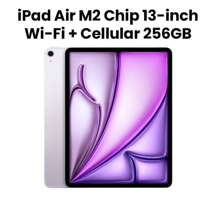 Buy Apple iPad Air 13-inch Wi-Fi + Cellular 256GB - Purple