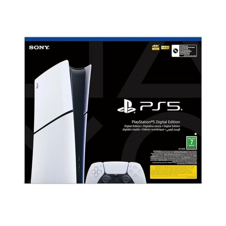 Sony PlayStation 5 Digital Edition Slim Console, White | CFI-2016B01Y