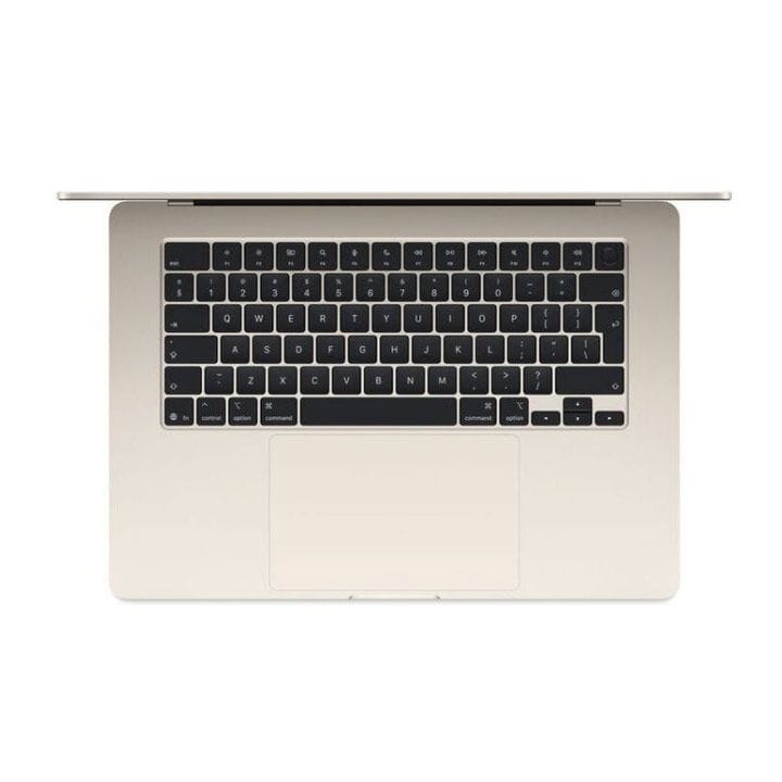 Apple 15-inch MacBook Air: Apple M4 chip with 10-core CPU and 10-core GPU, 24GB, 512GB SSD - Starlight |MC6K4AB/A
