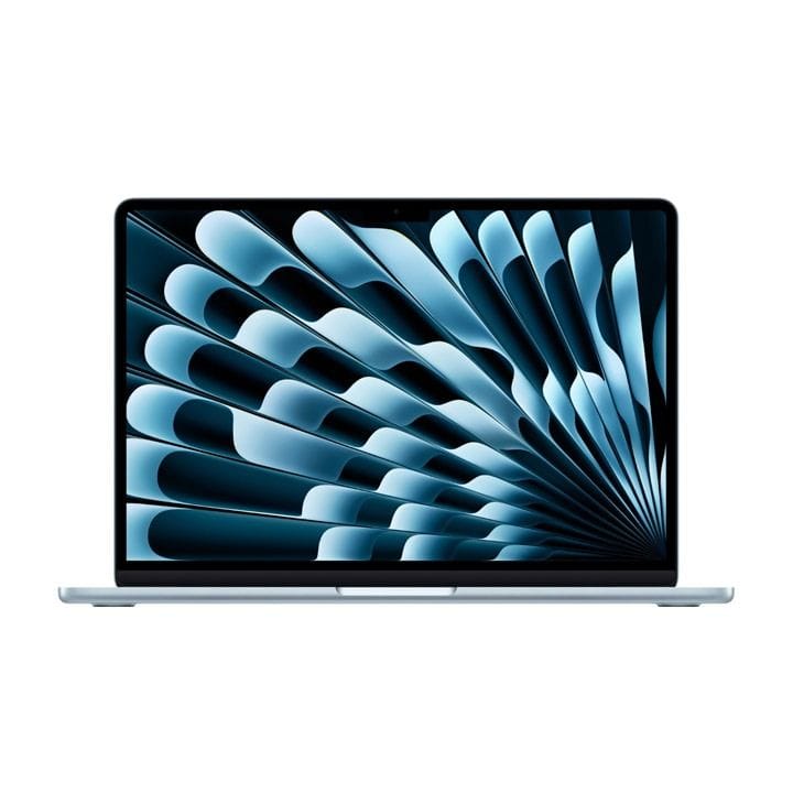Apple 15-inch MacBook Air: Apple M4 chip with 10-core CPU and 10-core GPU, 16GB, 256GB SSD - Sky Blue |MC7A4AB/A