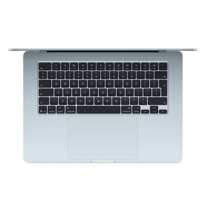 Apple 15-inch MacBook Air: Apple M4 chip with 10-core CPU and 10-core GPU, 24GB, 512GB SSD - Sky Blue |MC7D4AB/A