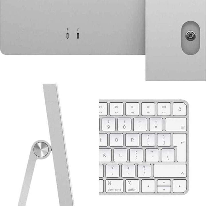 Apple 24-inch iMac Retina 4.5K, M3 Chip (8-core CPU, 8-core GPU), 256GB SSD - Silver | MQR93ZS/A