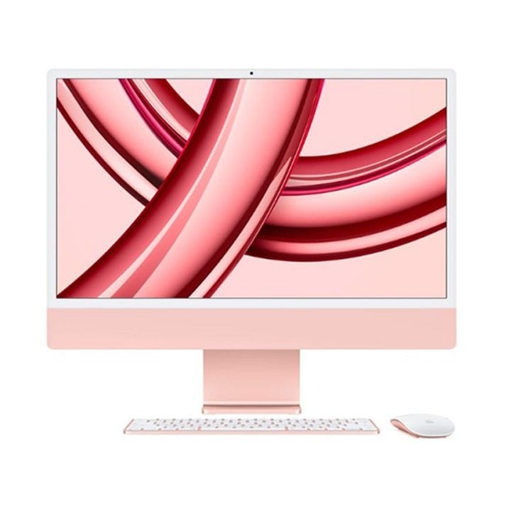 Apple 24-inch iMac Retina 4.5K, M3 Chip (8-core CPU, 10-core GPU), 256GB SSD - Pink | MQRT3ZS/A