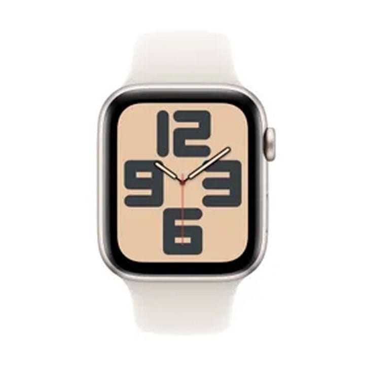 Apple Watch SE GPS 40mm Starlight Aluminium Case with Starlight Sport Band   | MXEF3QA/A