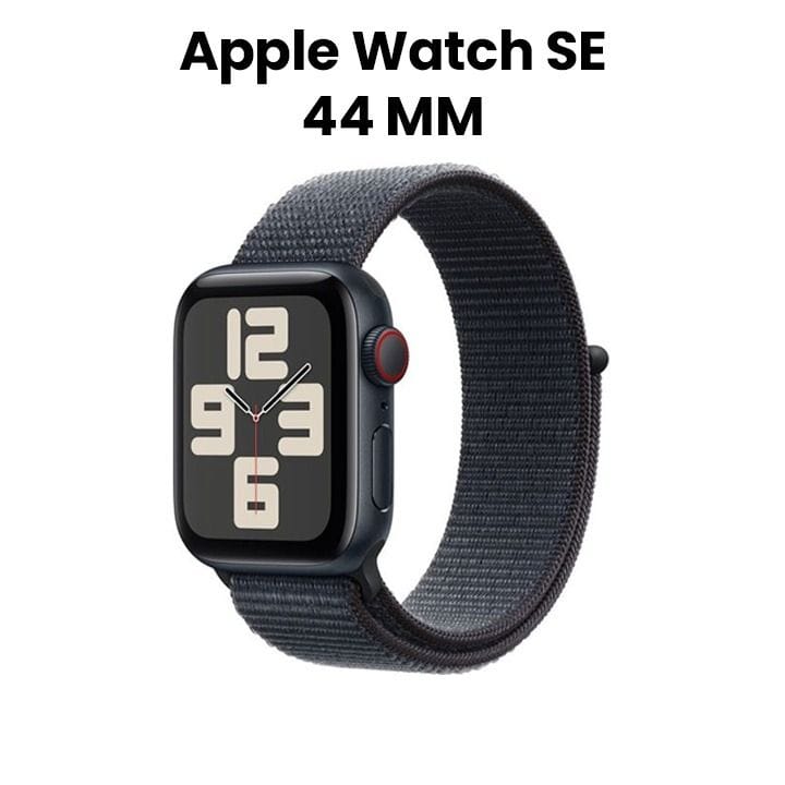 Apple Watch SE GPS 44mm Midnight Aluminium Case with Ink Sport Loop | MXEP3QA/A