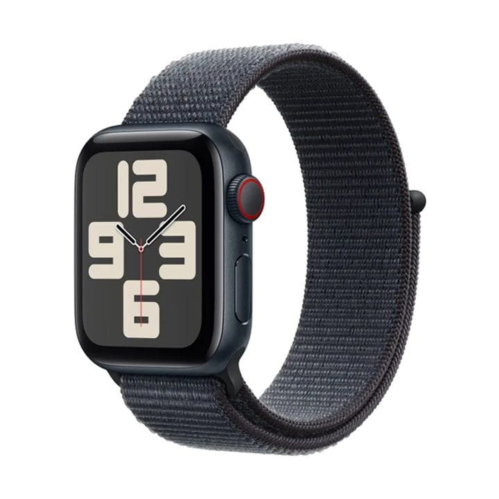 Apple Watch SE GPS + Cellular 40mm Midnight Aluminium Case with Ink Sport Loop | MXGA3QA/A