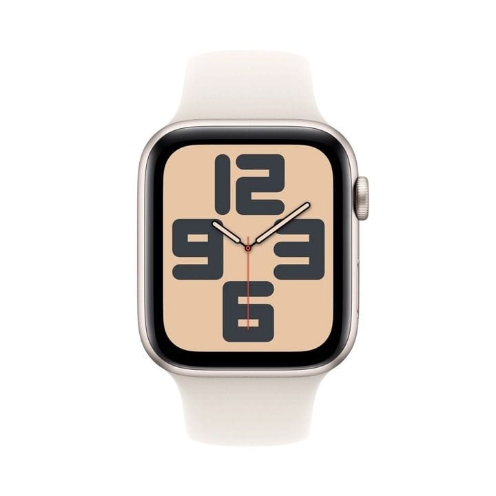 Apple Watch SE GPS + Cellular 40mm Starlight Aluminium Case with Starlight Sport Band   | MXGJ3QA/A