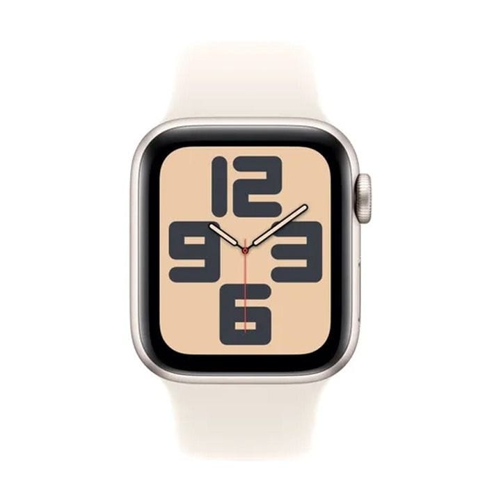 Apple Watch SE GPS + Cellular 44mm Starlight Aluminium Case with Starlight Sport Band   | MXGU3QA/A