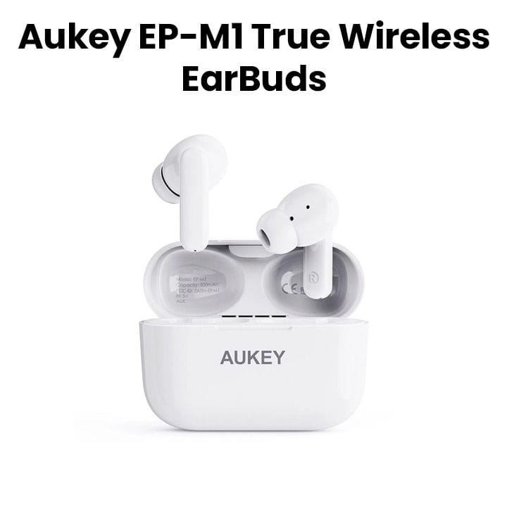 Aukey M1S True Wireless Earbuds - White |EP-M1S-WH