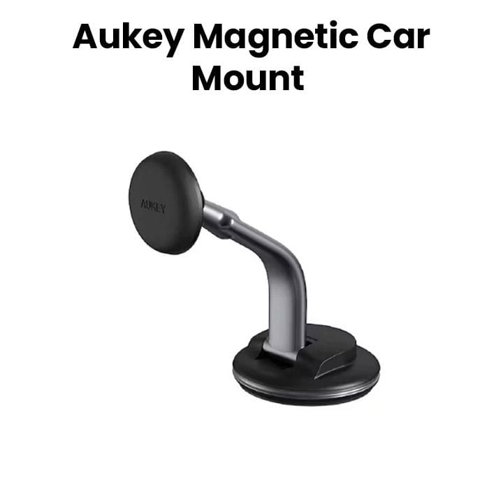 Aukey Car Phone Mount Magnetic - Black |HD-C49