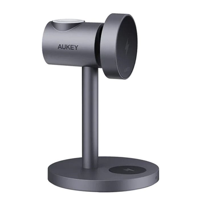 Aukey 3-in-1 Wireless Fast Charger - Gray |LC-MC311-GY