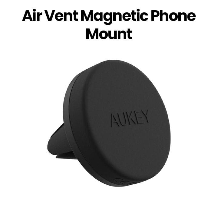 Aukey Magnetic Air Vent Phone Mount - Black |HD-C5 BK