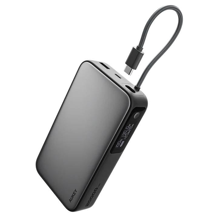 Aukey 20000mAh PD Charging Power Bank 130W - Gray |PB-Y48-GY SPARK
