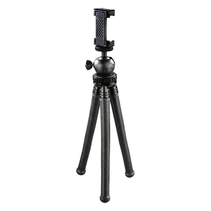 هاما حامل ثلاثي FlexPro للهاتف والكاميرات وأجهزة GoPro بطول 27 سم - أسود | 4605