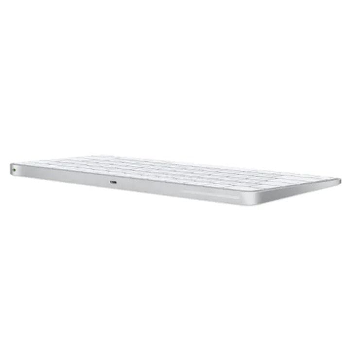 Apple Magic Arabic Keyboard And Touch ID For Mac Models With Apple Silicon, Wireless And Rechargeable, Long-lasting Internal Battery | White