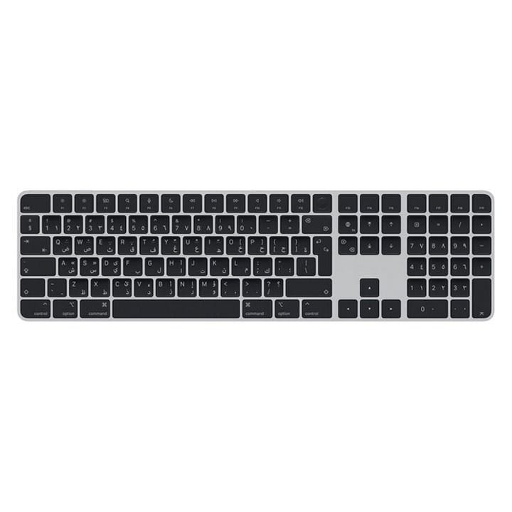 Apple Magic Keyboard with Touch ID and Numeric Keypad for Mac Models with Apple Silicon - Arabic - Black Keys | MK2A3LL/A