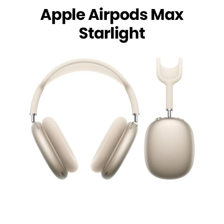 Apple AirPods Max with Active Noise-Cancelling Headphones - Starlight |MWW53ZE/A