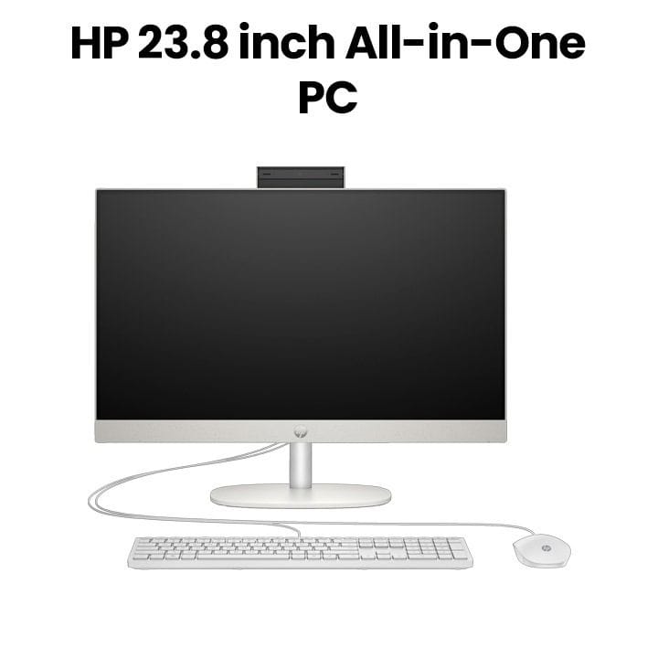 HP All-in-One PC Desktop: Intel Core i5, 8GB, 512GB SSD, 23.8" | B12C6EA