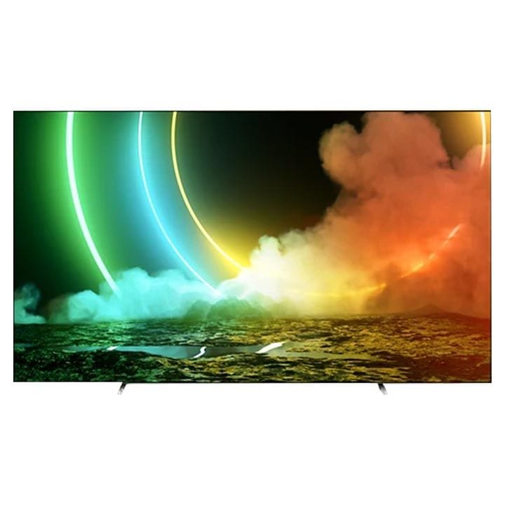 Philips 65" 4K UHD OLED Android TV with HDR10+, Ambilight, Dolby Atmos DTS, and HDMI 4 | 65OLED706/56