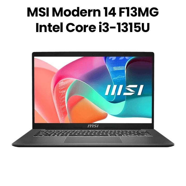 MSI Modern 14 F13MG Intel Graphics i3, 8GB RAM, 512GB SSD| 9S7-14S121-052