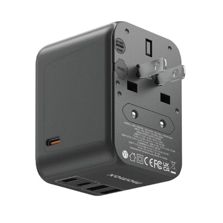 Momax 1World PD35W 5 Ports AC Travel Charger - Black |UA9D