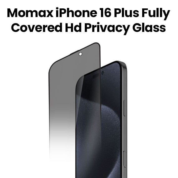 مومكس زجاج حماية خصوصية عالي الوضوح شامل لهاتف آيفون ١٦ بلس بحجم ٦٫٧ بوصة – شفاف | PZAP24DIVLD