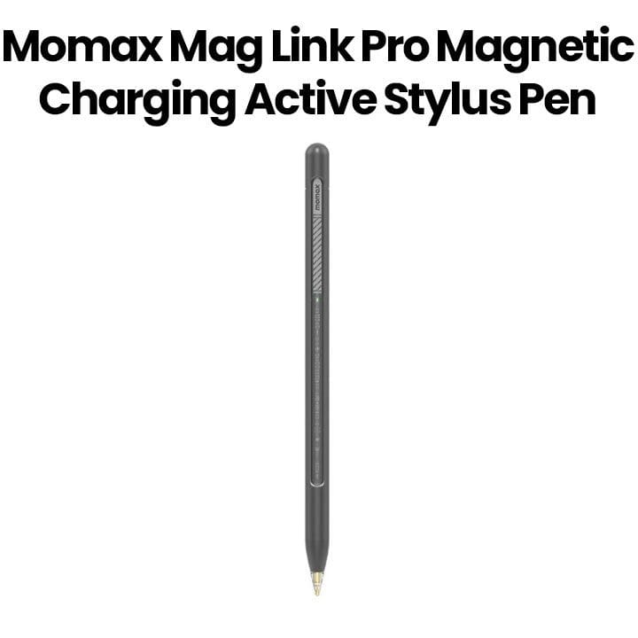 Momax Mag Link Pro Magnetic Charging Active Stylus Pen - Titanium|TP9L