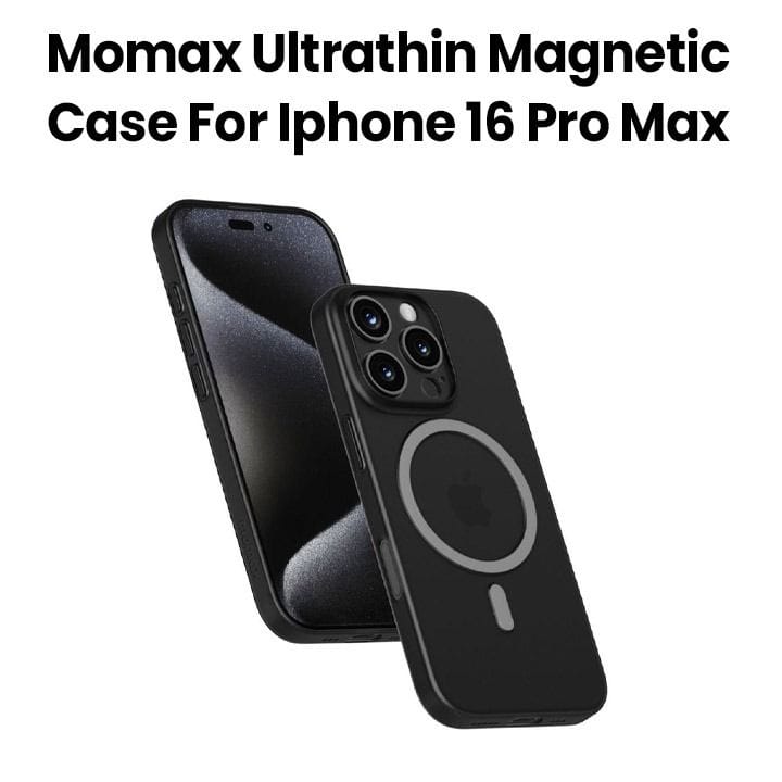 Momax UltraThin Magnetic Case for iPhone 16 Pro Max 6.9'' - Black|MTAP24XLD