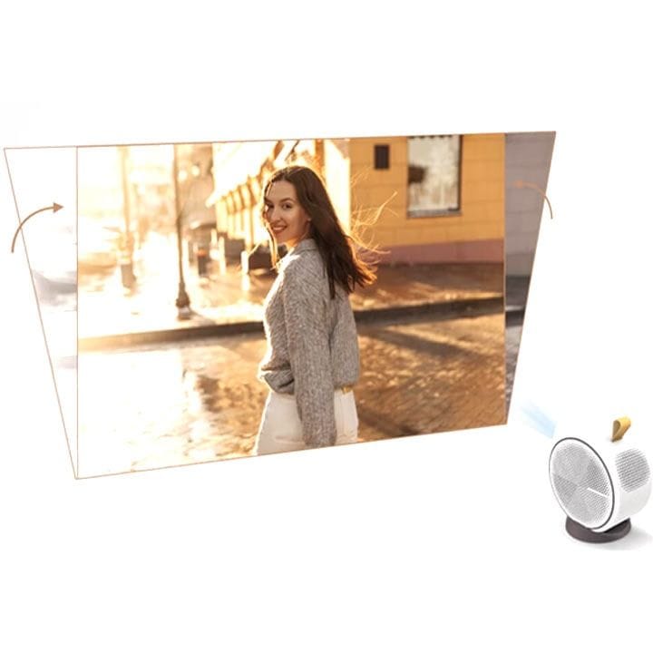 بن كيو جهاز عرض ذكي محمول بدقة 1080 بي مع صوت جهير إضافي ومكبر صوت لاسلكي | GV31