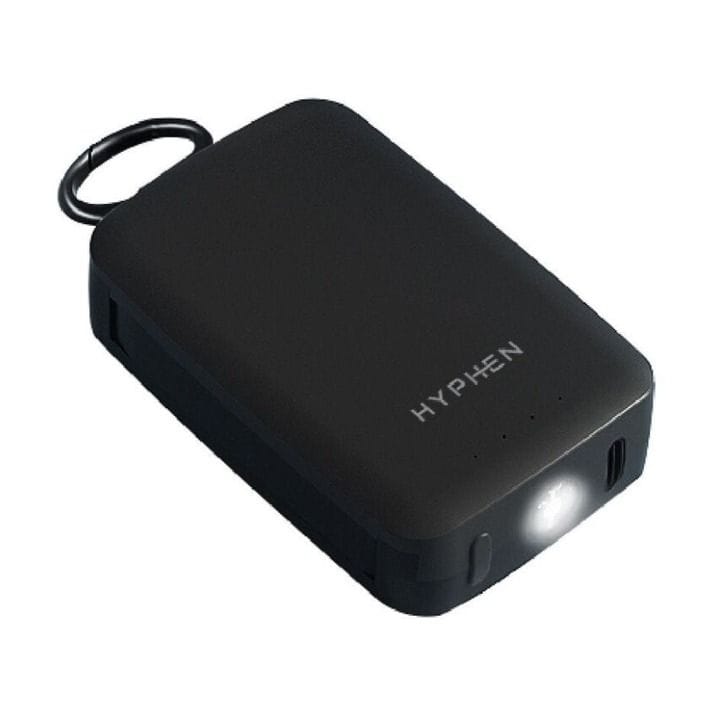 Hyphen Rescue Key Ring Emergency Power Bank – Black | HPB-KREBK1113