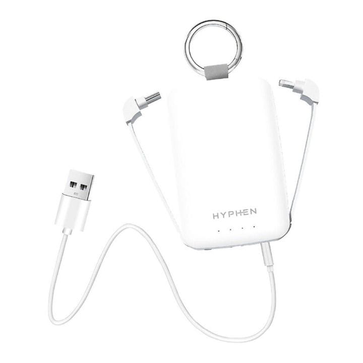 هاي فن حلقة طوارئ بطارية متنقلة Key Ring - أبيض | HPB-KREWH1120