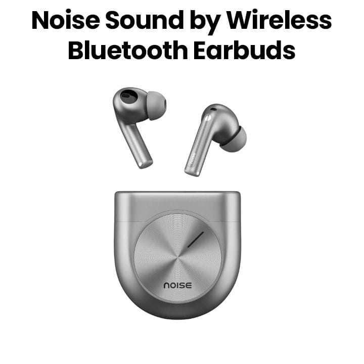 Noise Master Buds Truly Wireless Earbuds, Sound by Bose – Silver | NBX-105 SLV