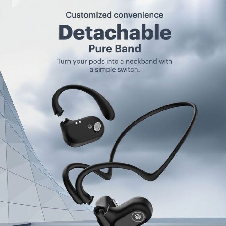 Noise Pure Pods Truly Wireless Bluetooth Earbuds – Black | NSW0087-BLK