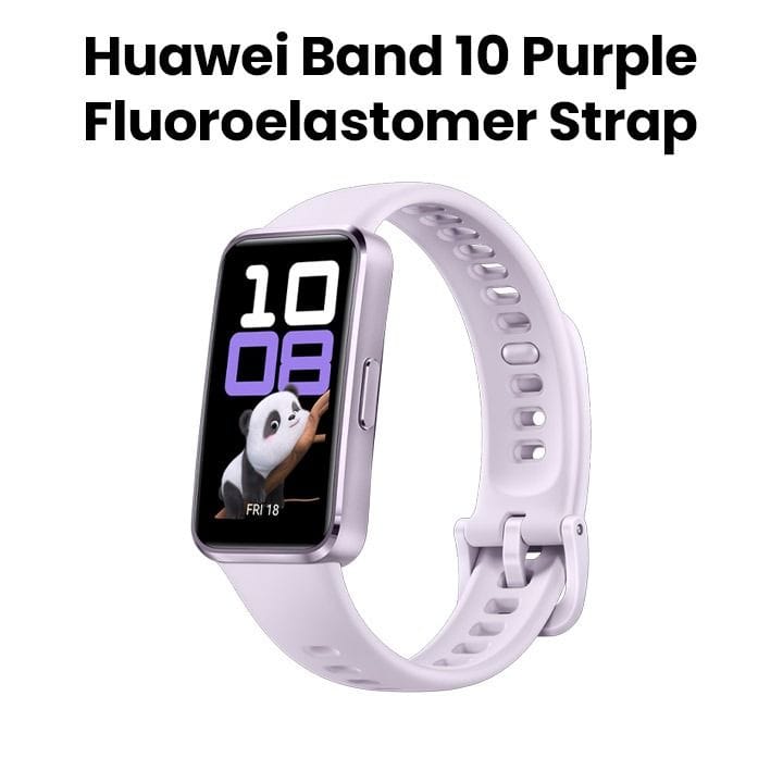 Huawei Band 10 Purple - Purple Fluoroelastomer Strap 
