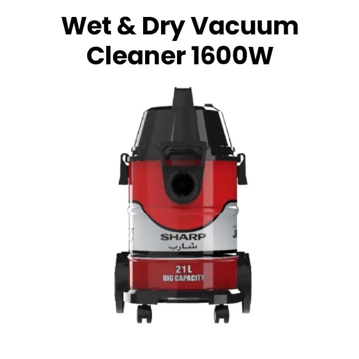 Sharp Wet & Dry Vacuum Cleaner 1600W 21L Barrel Type | EC-WD1621-Z
