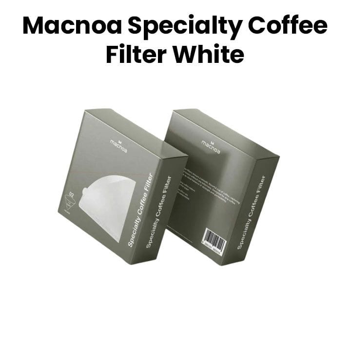 Macnoa Specialty Coffee Filter 100 Pcs - White | MA-24COFL-WT