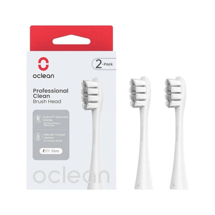 Oclean Professional Clean Brush Head (2-Pack) - Grey | C04000273