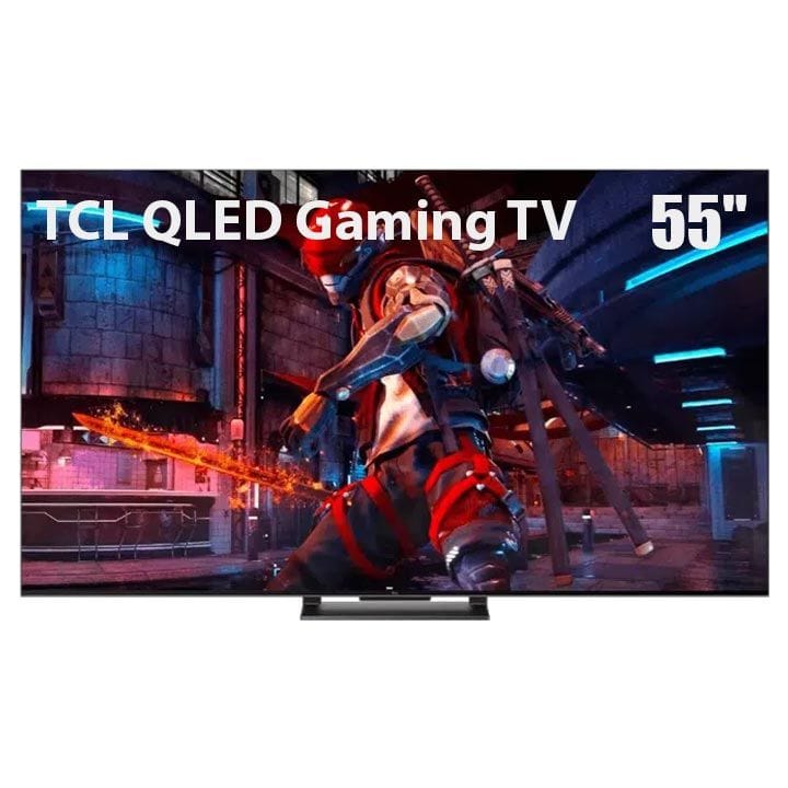 TCL 55" 4K Gaming QLED Google TV - Black | 55C745