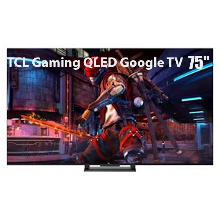 TCL 75" Gaming QLED Google TV - Black | 75C745