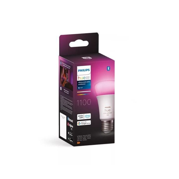 Philips Hue Smart White Bulb 8W A60 E27, White | 929002468401