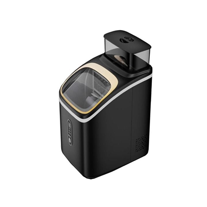 Zenan Ice Maker 3.2L, Soft Touch Control Panel, Manual Water Replenishment, Water Deficiency Alarm - Black - ZIM-15AF