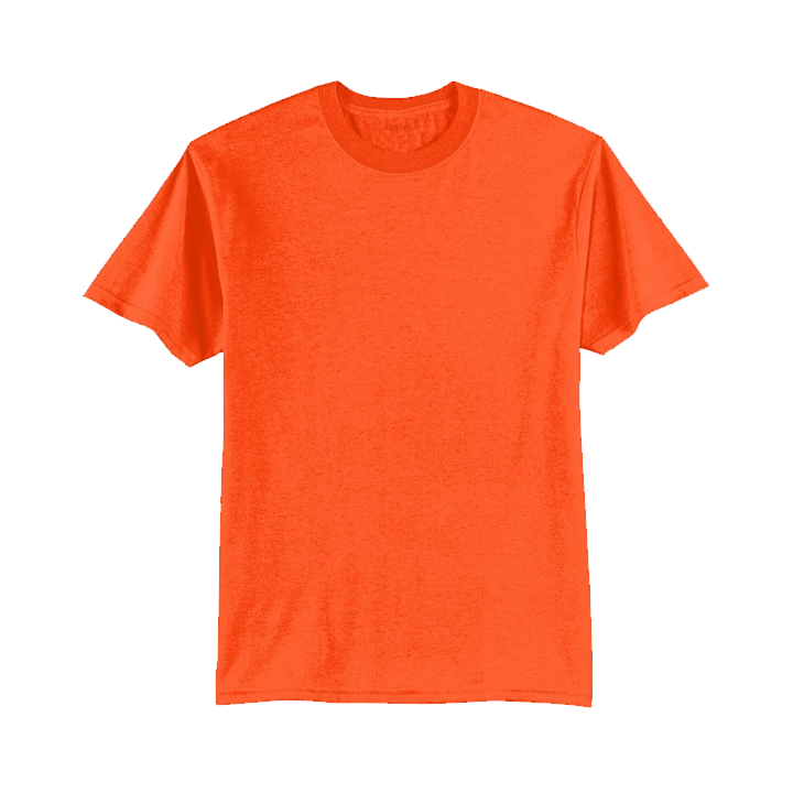 Orange T-Shirt  Bundle (Personalized Orange T-Shirt, Flowers, Balloon & Chocolate) - Small